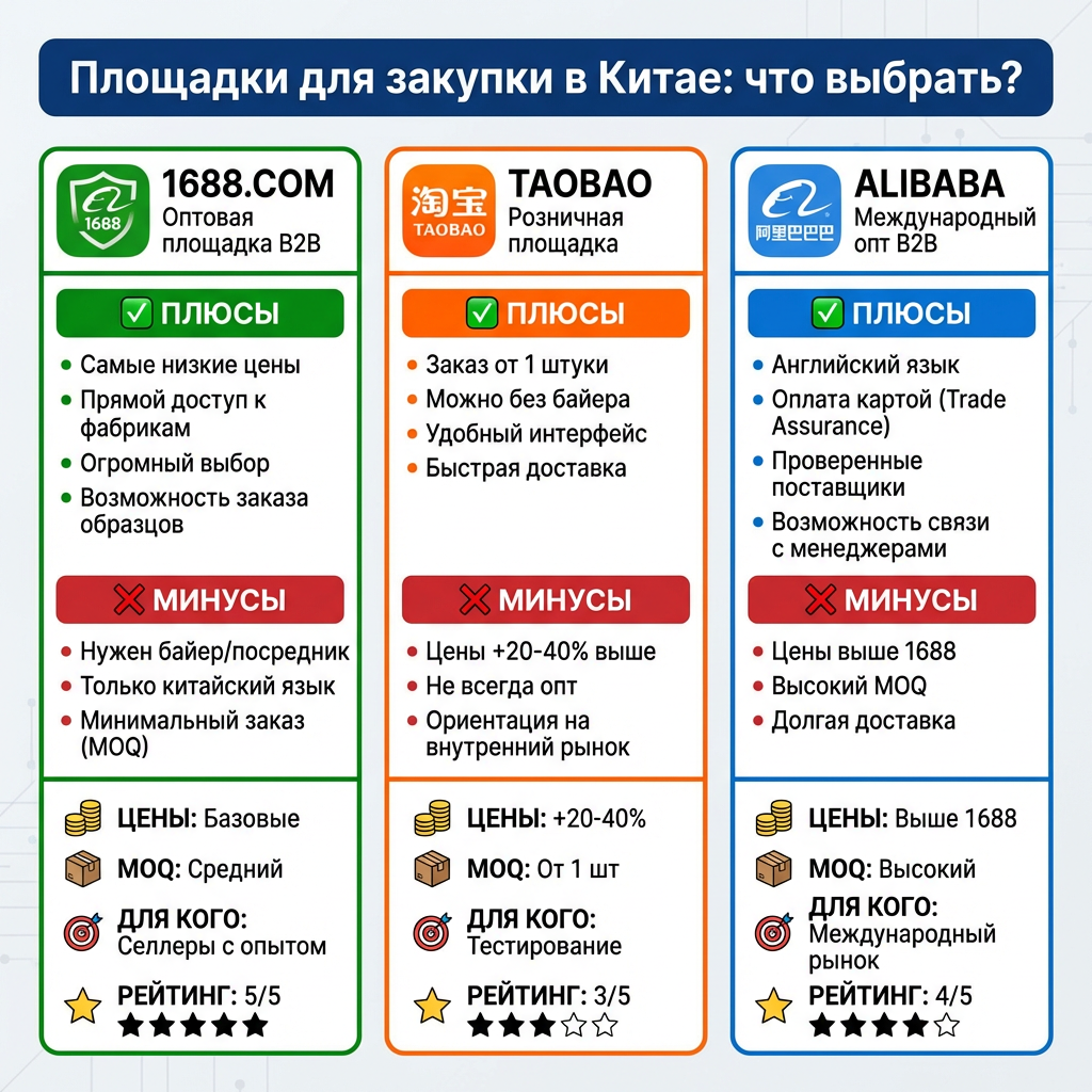 где покупать товары в китае оптом?